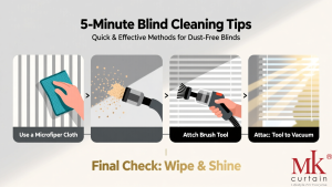 5 Minutes Tips to Clean Up Your Blinds