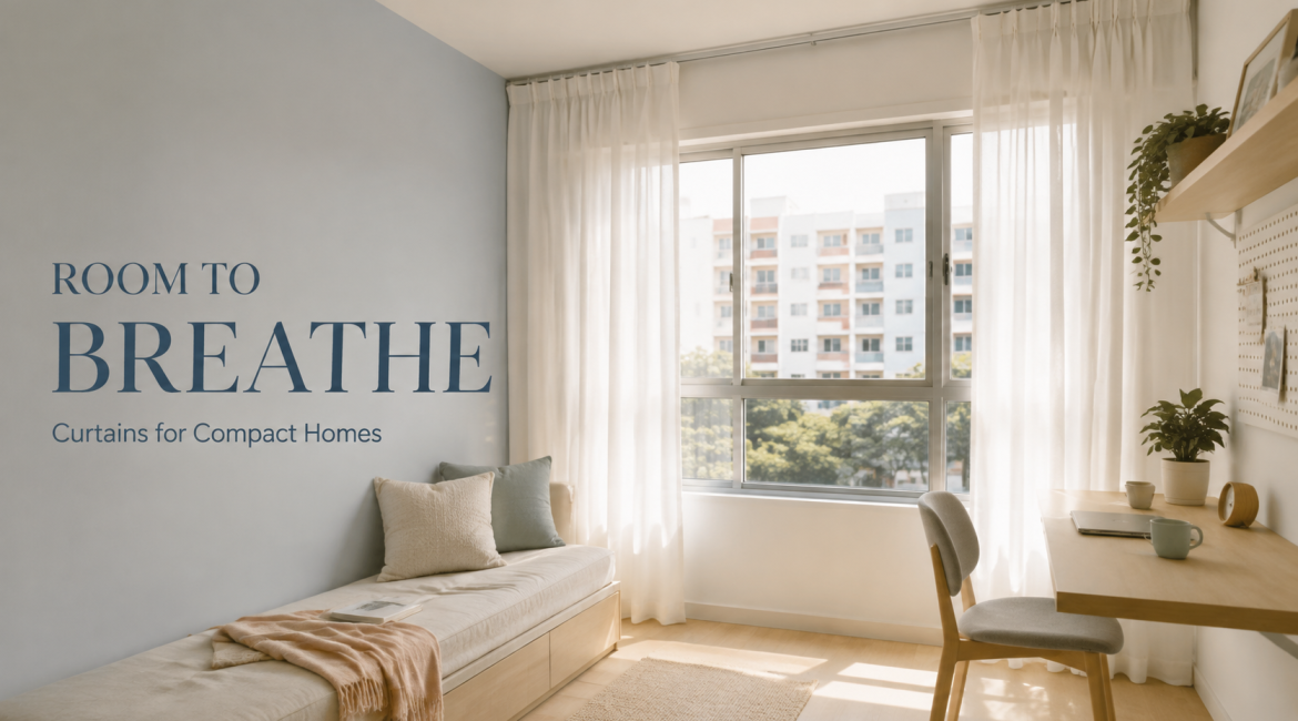 curtains for small rooms Singapore