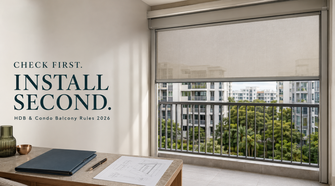 Balcony Blinds Approval Singapore:
