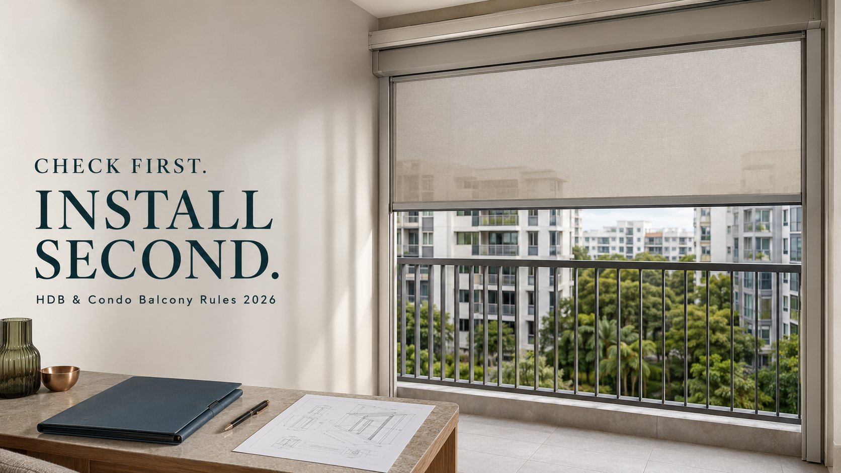 Balcony Blinds Approval Singapore:
